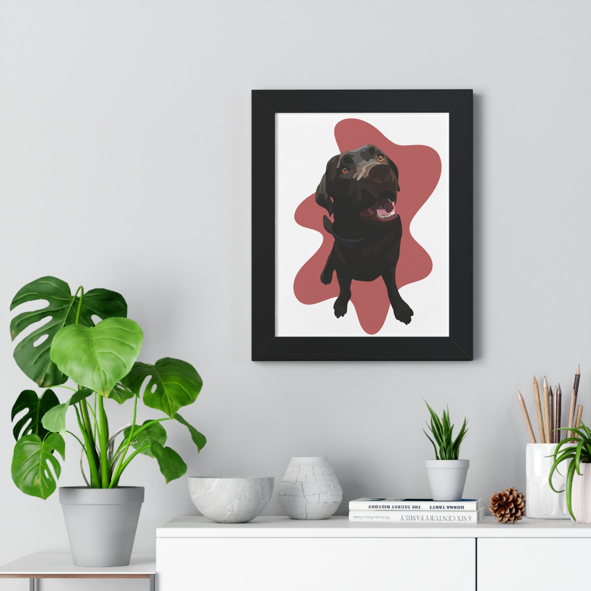 Framed Personalized Pet Portrait